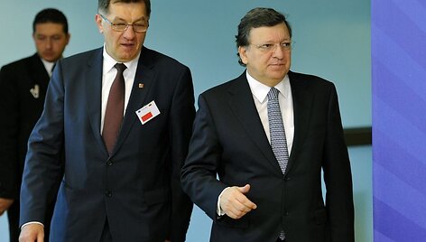 Algridas Butkevičius ir Jose Manuelis Barroso