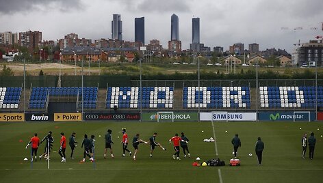 Madrido &bdquo;Real&ldquo; treniruotė
