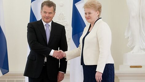 Suomijos prezidentas Sauli Niinisto ir Dalia Grybauskaitė
