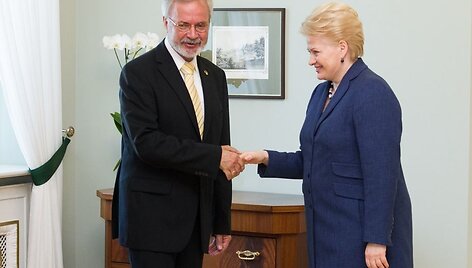 Werneris Hoyeris ir Dalia Grybauskaitė
