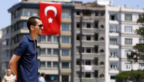 Tylus protestas Turkijoje