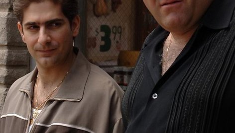 Michaelis Imperioli ir Jamesas Gandolfini seriale „Sopranai“