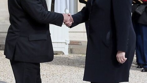 Francois Hollande'as ir Dalia Grybauskaitė