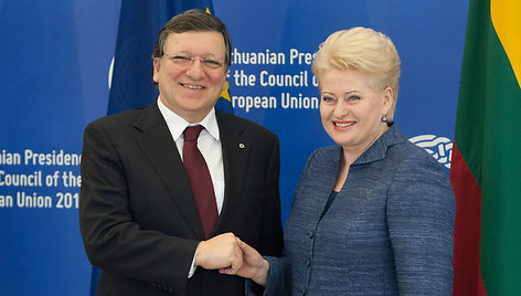 Jose Manuelis Barroso ir Dalia Grybauskaitė