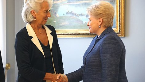 Christine Lagarde ir Dalia Grybauskaitė