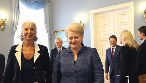 Christine Lagarde ir Dalia Grybauskaitė