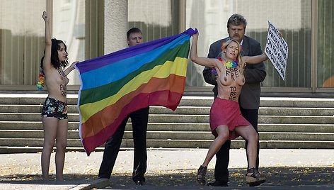 „Femen“ protestas Stokholme