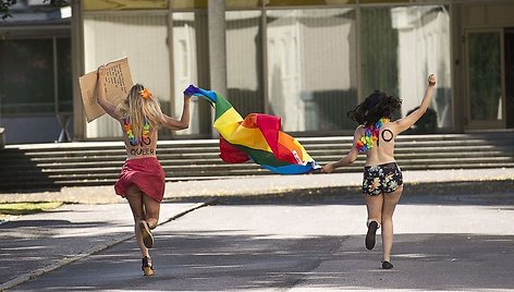 „Femen“ protestas Stokholme