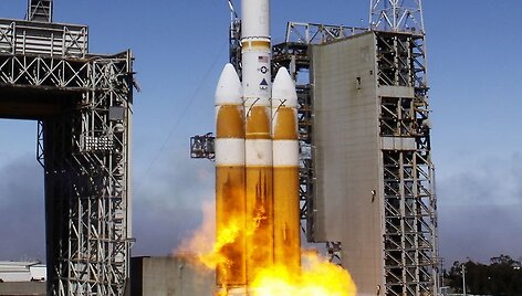 &bdquo;Delta 4 Heavy&ldquo; raketos pakilimas