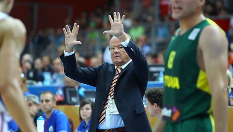Serbijos krep&scaron;inio rinktinės treneris Dusanas Ivkovičius