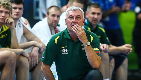 Lietuvos krep&scaron;inio rinktinės treneris Jonas Kazlauskas