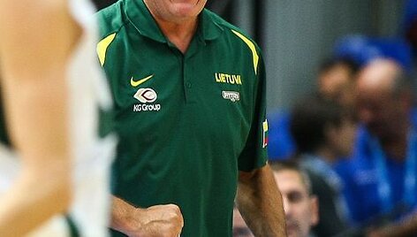 Lietuvos krep&scaron;inio rinktinės treneris Jonas Kazlauskas
