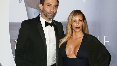 Dizaineris Riccardo Tisci ir Kim Kardashian