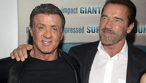 Sylvesteris Stallone ir Arnoldas Schwarzeneggeris