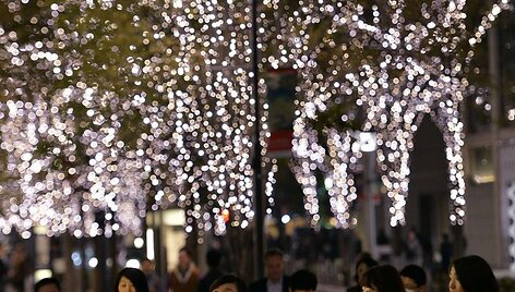 Marunouchi gatvės papuo&scaron;imas Tokijuje