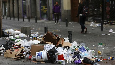 Šiukšlės Madride