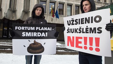 Piketas prie Sveikatos apsaugos ministerijos