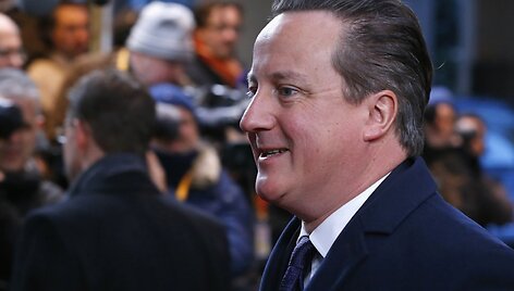 Didžiosios Britanijos minisitras pirmininkas Davidas Cameronas