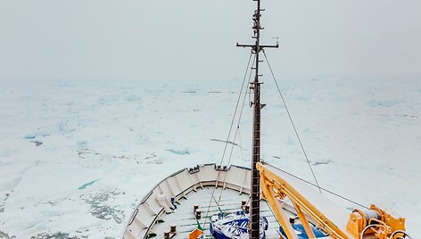 Antarktidoje įstrigęs laivas „Akademik Šokalskij“