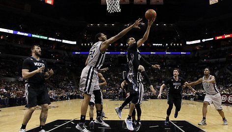 „San Antonio Spurs“ ir „Minnesota Timberwolves“ rungtynės 