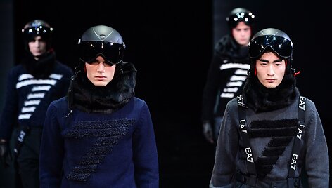 &bdquo;Emporio Armani&ldquo; 2014-ųjų rudens/žiemos kolekcijos pristatymas