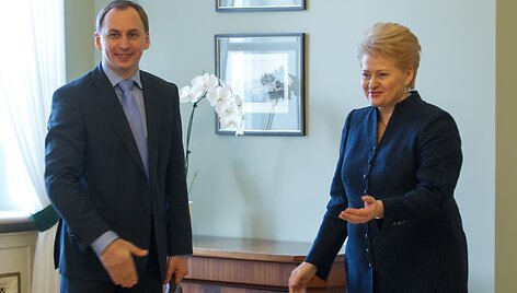 Žydrūnas Plytnikas ir Dalia Grybauskaitė