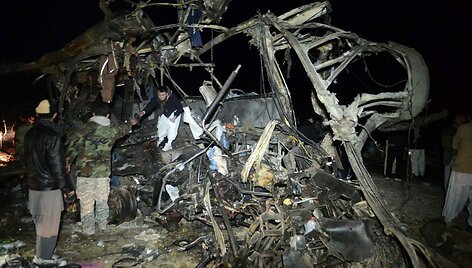 Pakistane susprogdintas &scaron;iitų maldininkų autobusas
