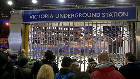 Metro streikas Londone