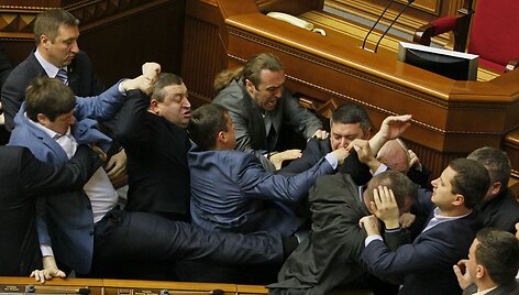 Mu&scaron;tynės Ukrainos Auk&scaron;čiausioje Radoje