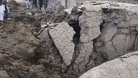 Žemės nuo&scaron;liauža Afganistane