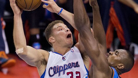 Blake'as Griffinas ir Serge Ibaka