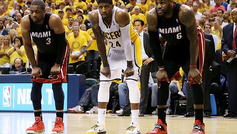 Dwyane'as Wade'as, Paulas George'as ir LeBronas Jamesas