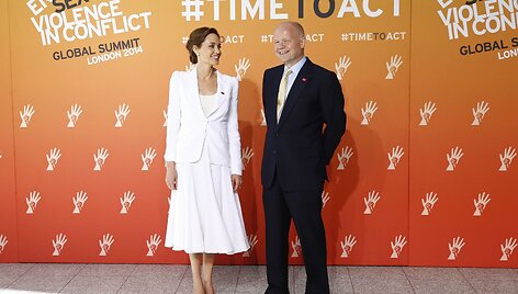 Angelina Jolie ir Williamas Hague'as