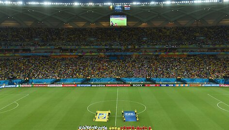Kamerūno ir Kroatijos futbolo rinktinės prie&scaron; rungtynes