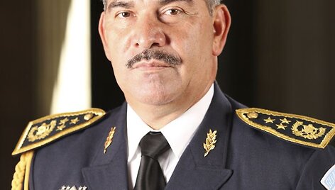 Gvatemalos ginkluotųjų pajėgų vadas Rudy Ortizas
