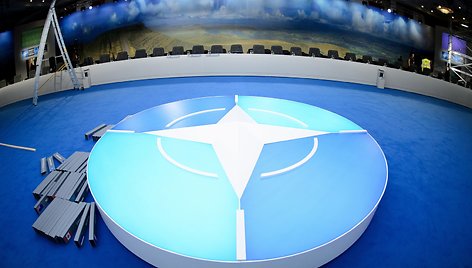 NATO lyderių susitikimo salė