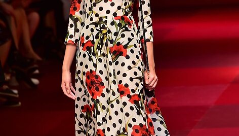Deimantė Misiūnaitė &bdquo;Dolce & Gabbana&ldquo; kolekcijos pristatyme