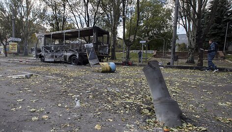 Per ap&scaron;audymus Donecke žuvo mažiausiai 10 žmonių
