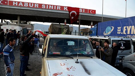 Irako kurdų kovotojai Turkijoje