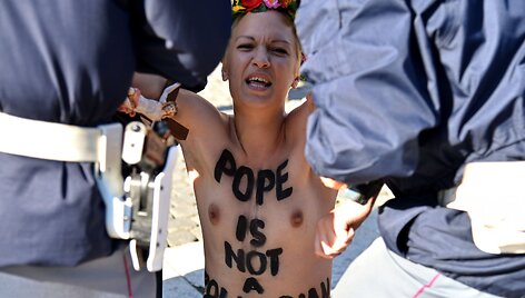&bdquo;Femen&ldquo; protestas Vatikane
