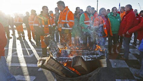 Profesinių sąjungų streikas Belgijoje