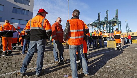 Profesinių sąjungų streikas Belgijoje