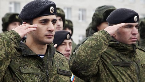 Šauktinių išlydėjimo ceremonija Čečėnijoje