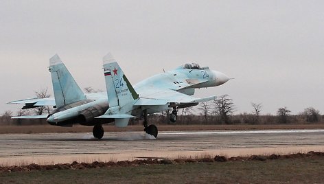 „Sukhoi Su-27 SM“ naikintuvas Kryme