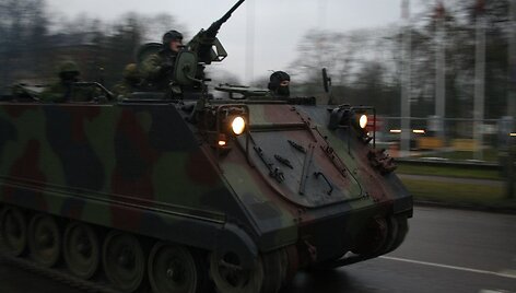 Karinės pratybos Alytuje 