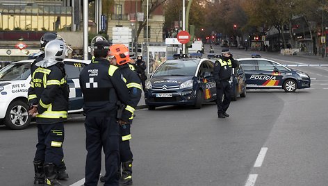 Ispanijos policija Madride