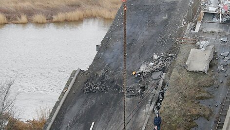 Sugriuvęs tiltas Kaliningrade
