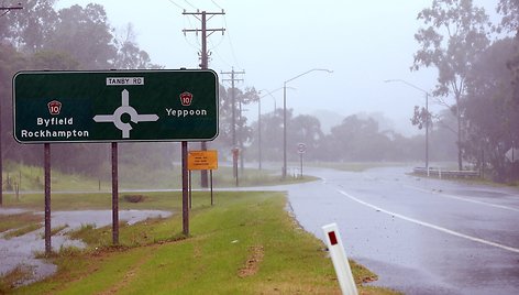 Šiaurės Australija pasiekė du tropiniai audros