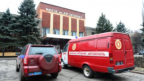 Ukrainos anglių kasyklą sudrebino sprogimas