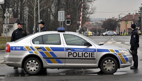 Čekijos policija netoli i&scaron;puolio vietos